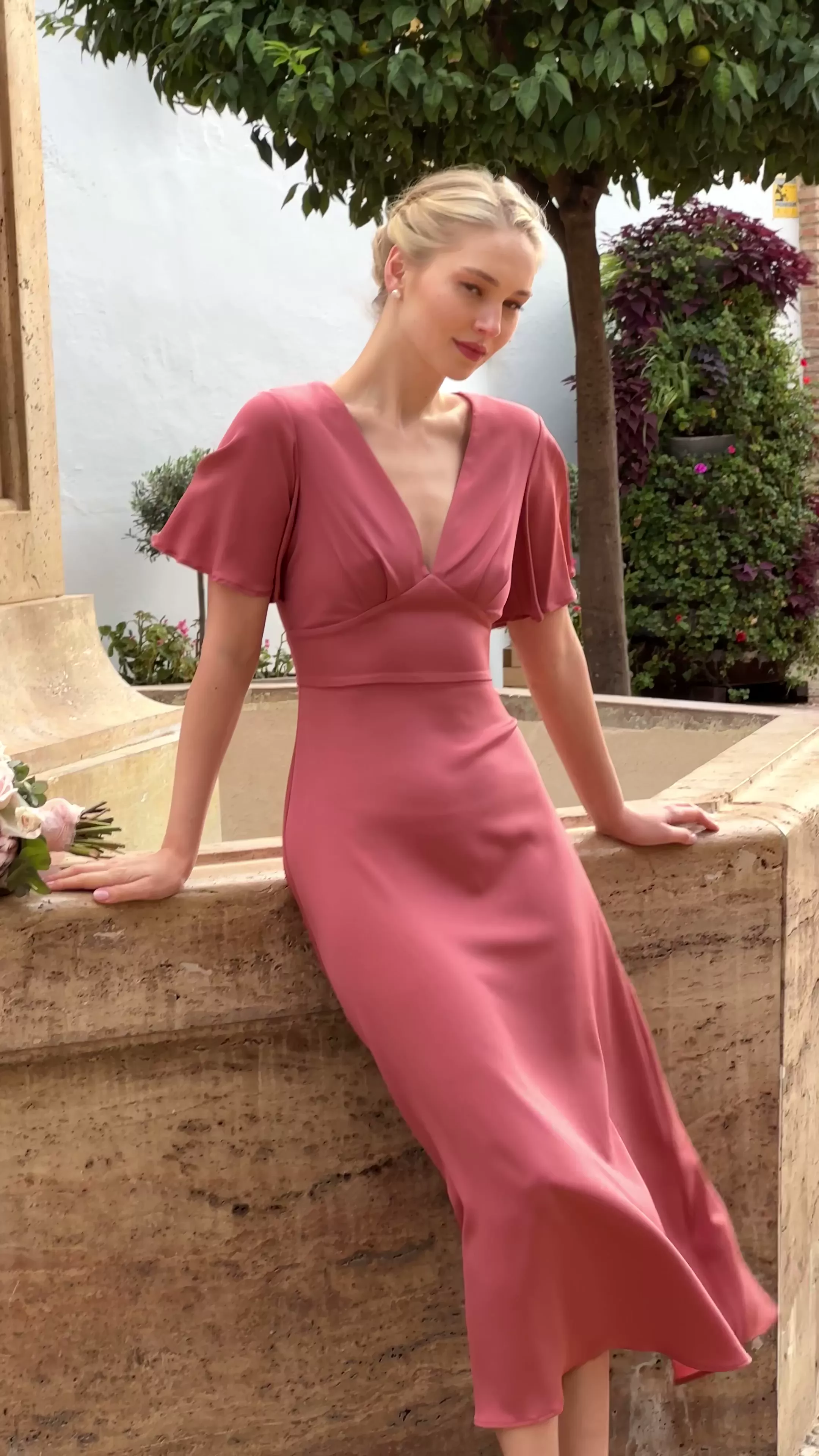 Coralie Silk Dress - Image 7
