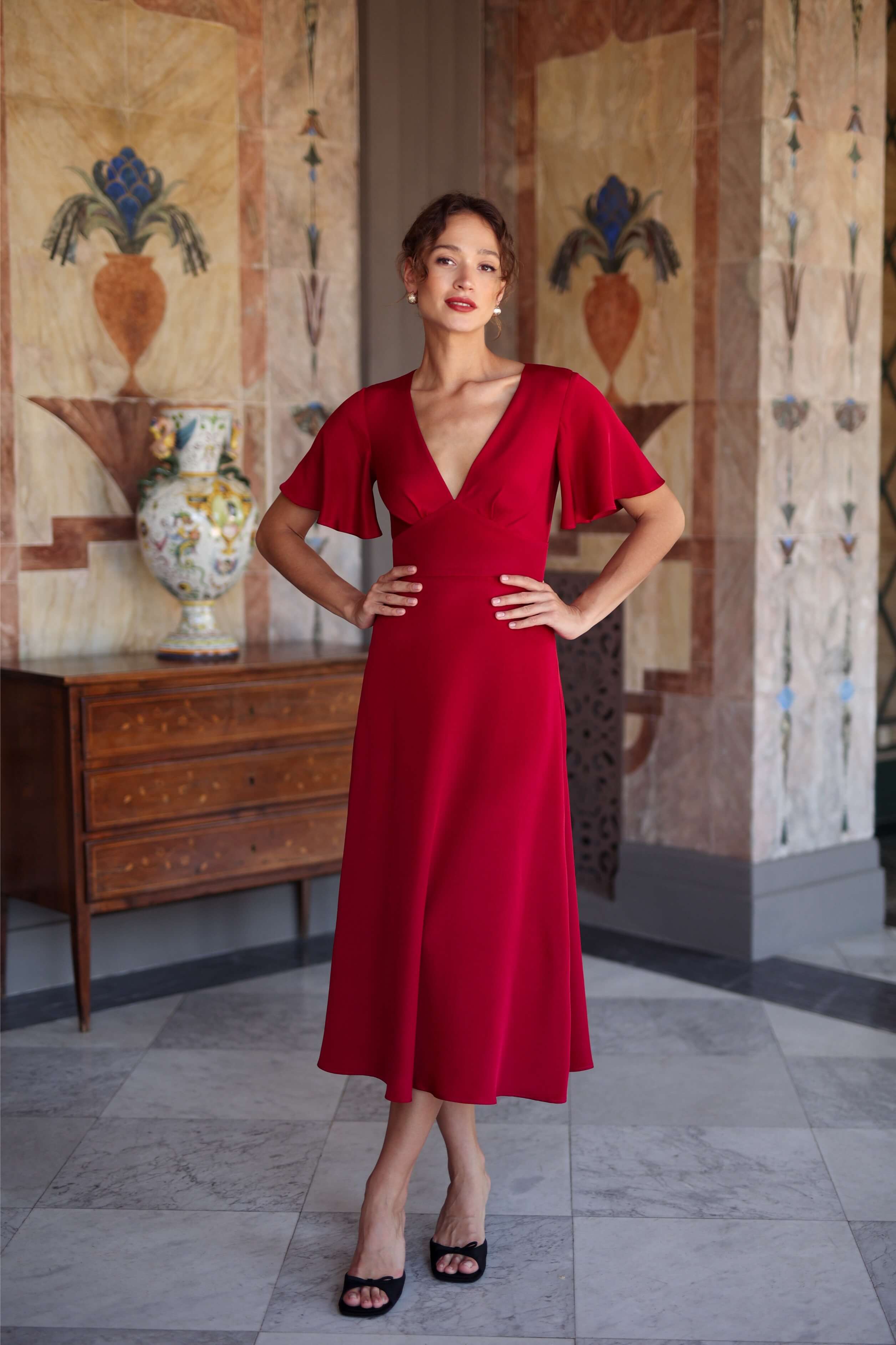 Coralie Silk Dress - Image 3