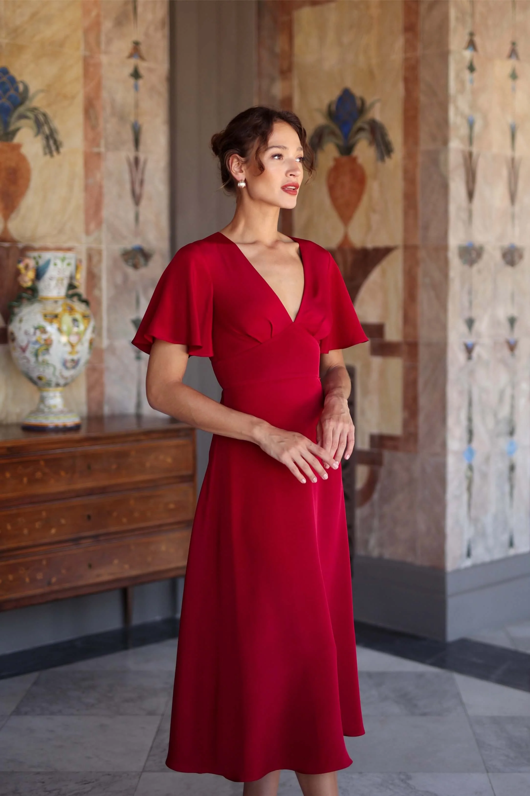 Coralie Silk Dress - Image 7