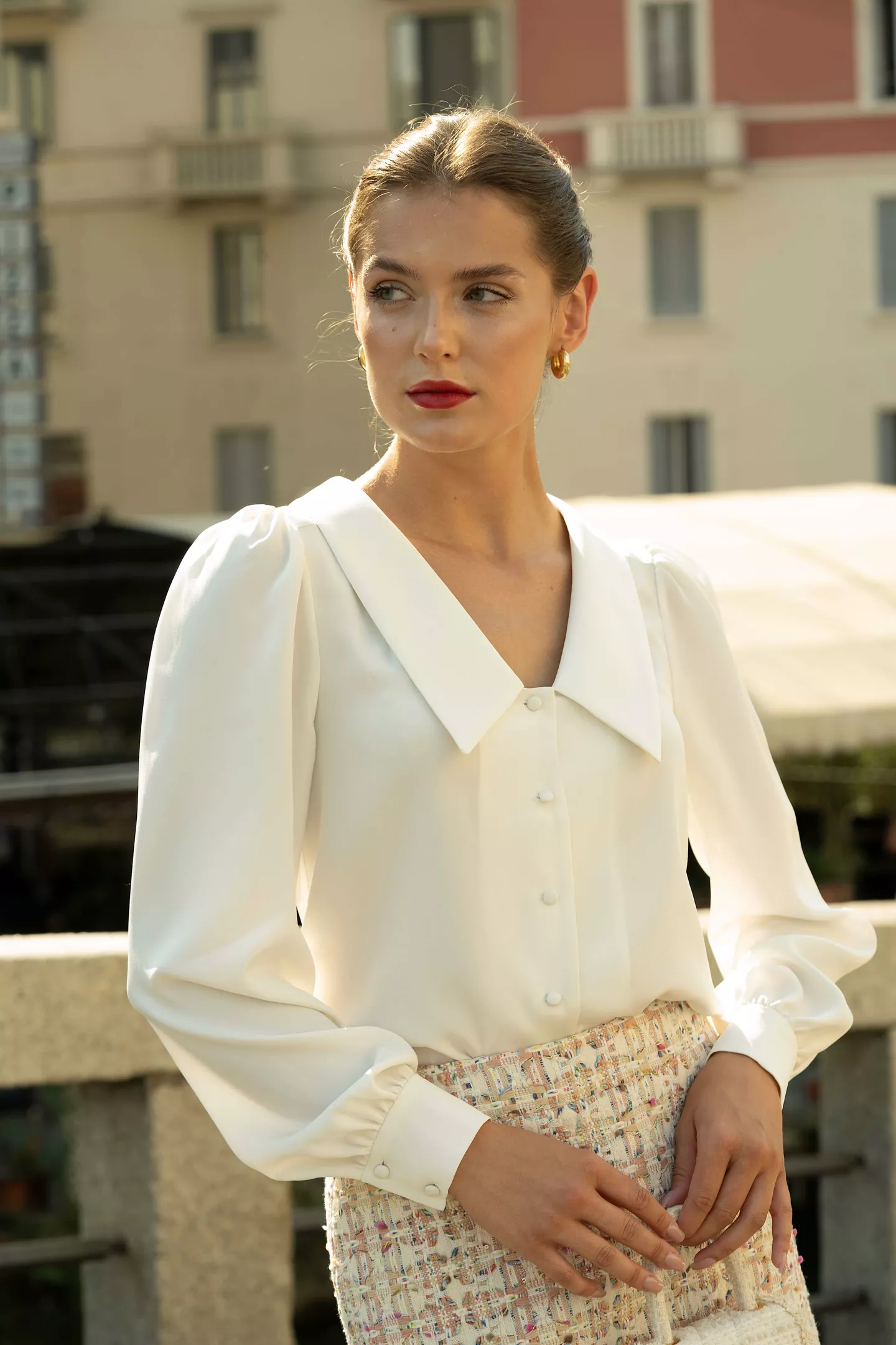 Yves Silk Blouse - Image 3