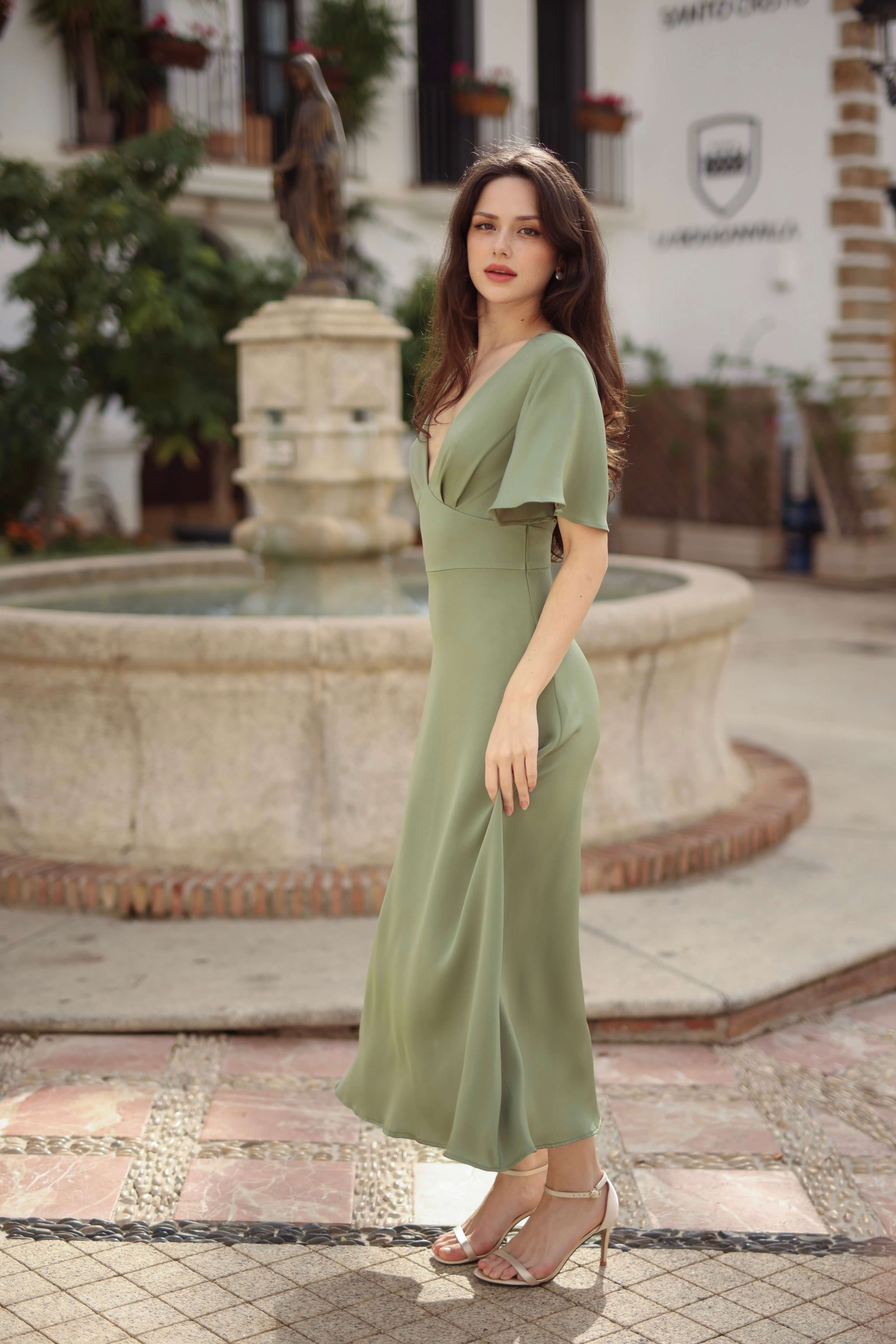 Coralie Silk Dress - Image 3