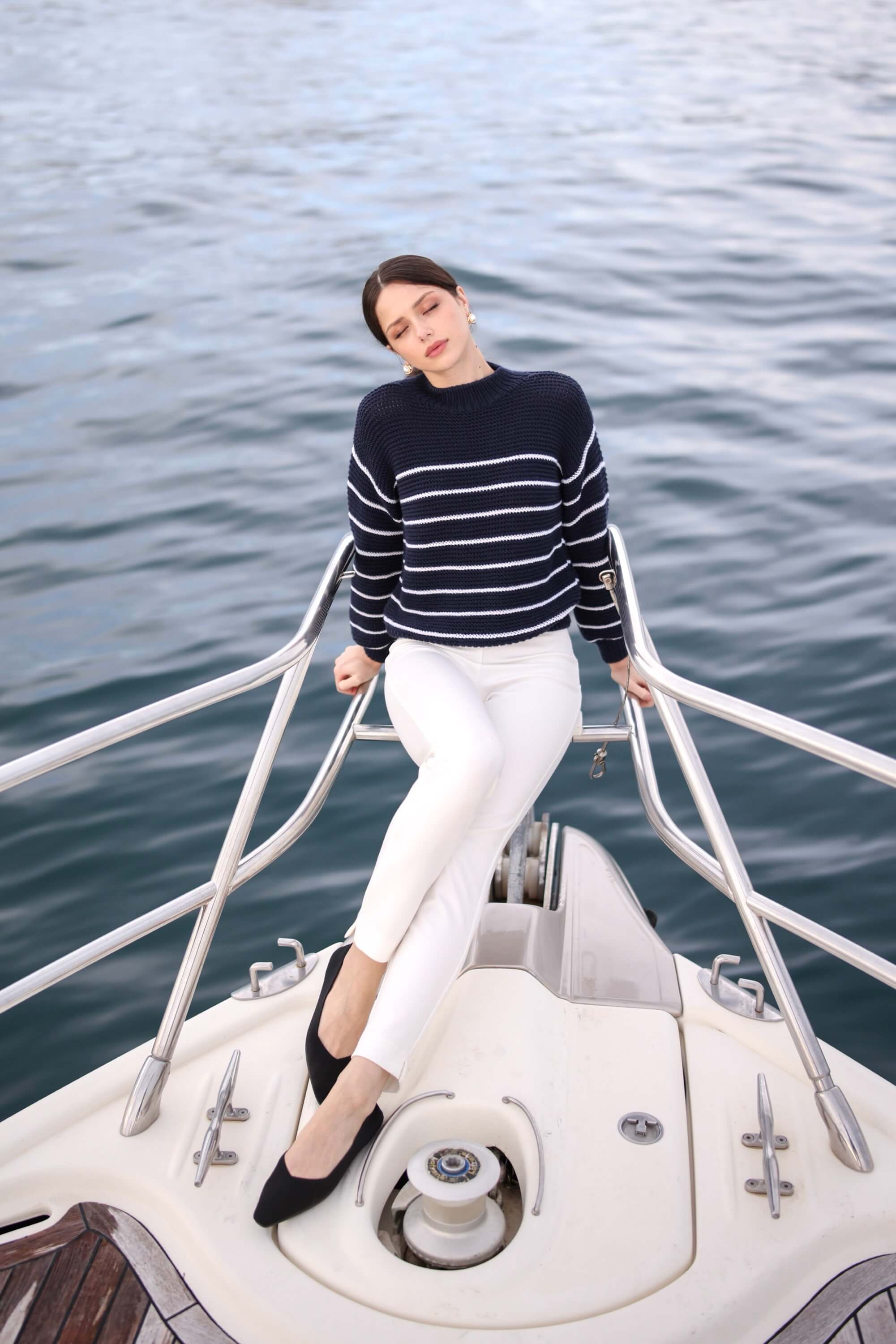 Marine Merino Wool Sweater - Image 5
