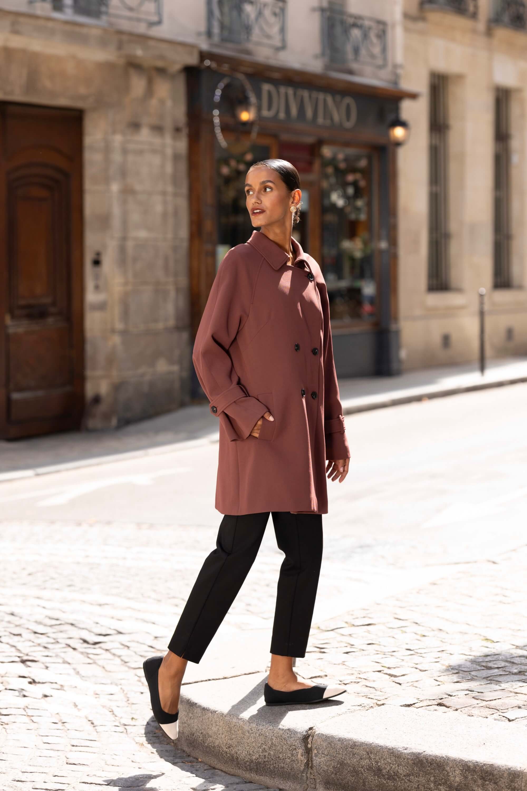 Francine Short Trench Coat - Image 23