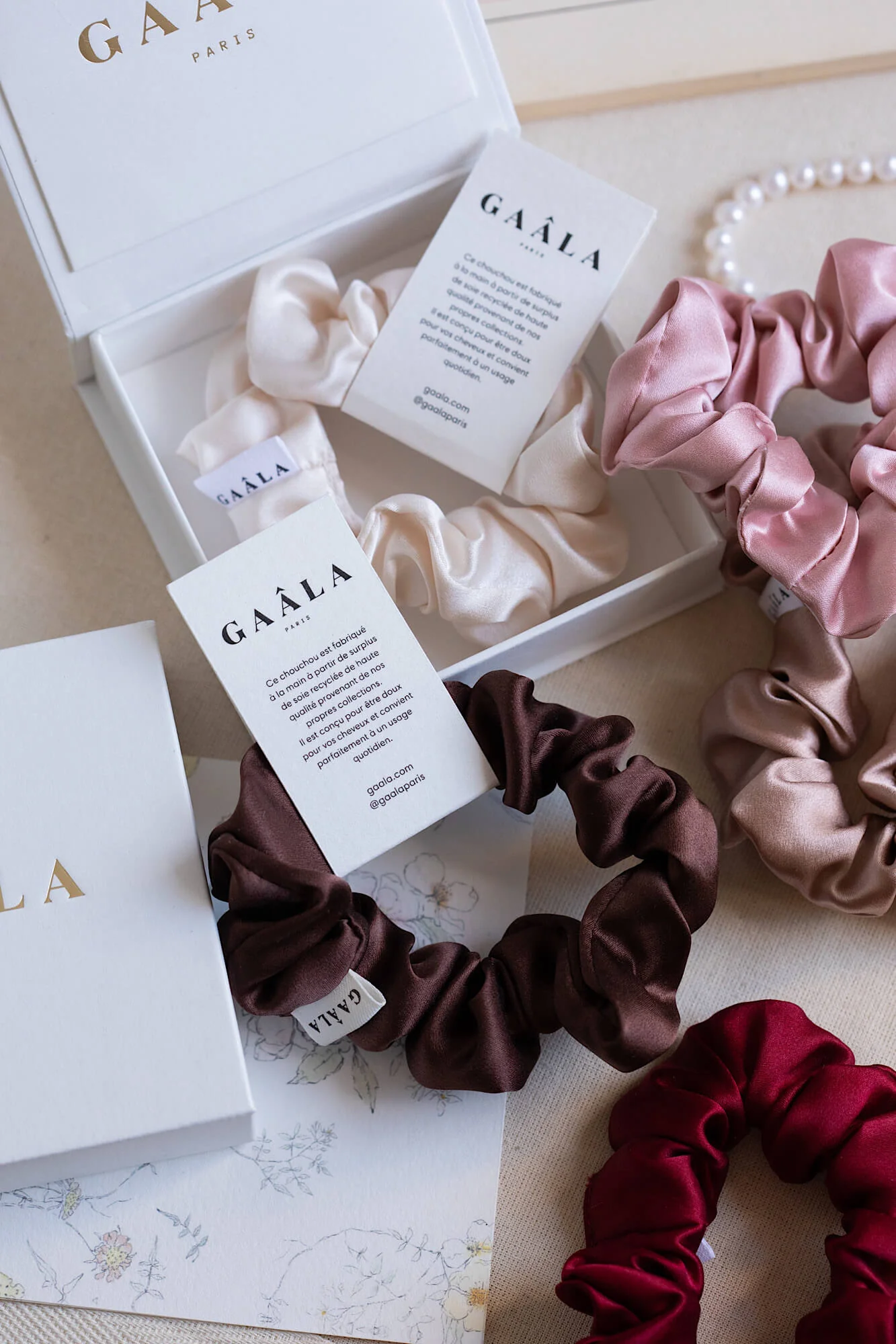 Zoe Silk Scrunchie - Image 3
