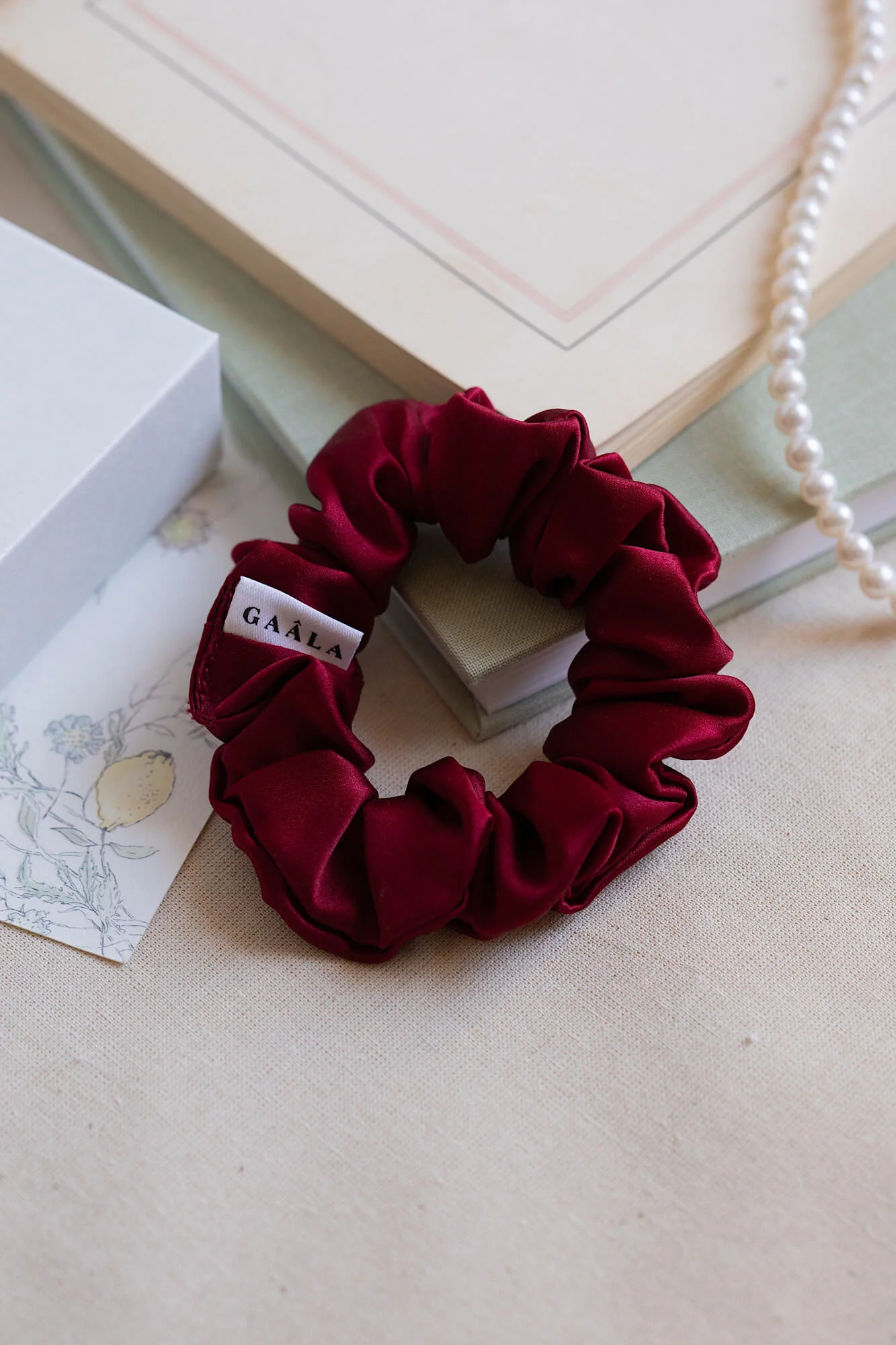 Zoe Silk Scrunchie - Image 4
