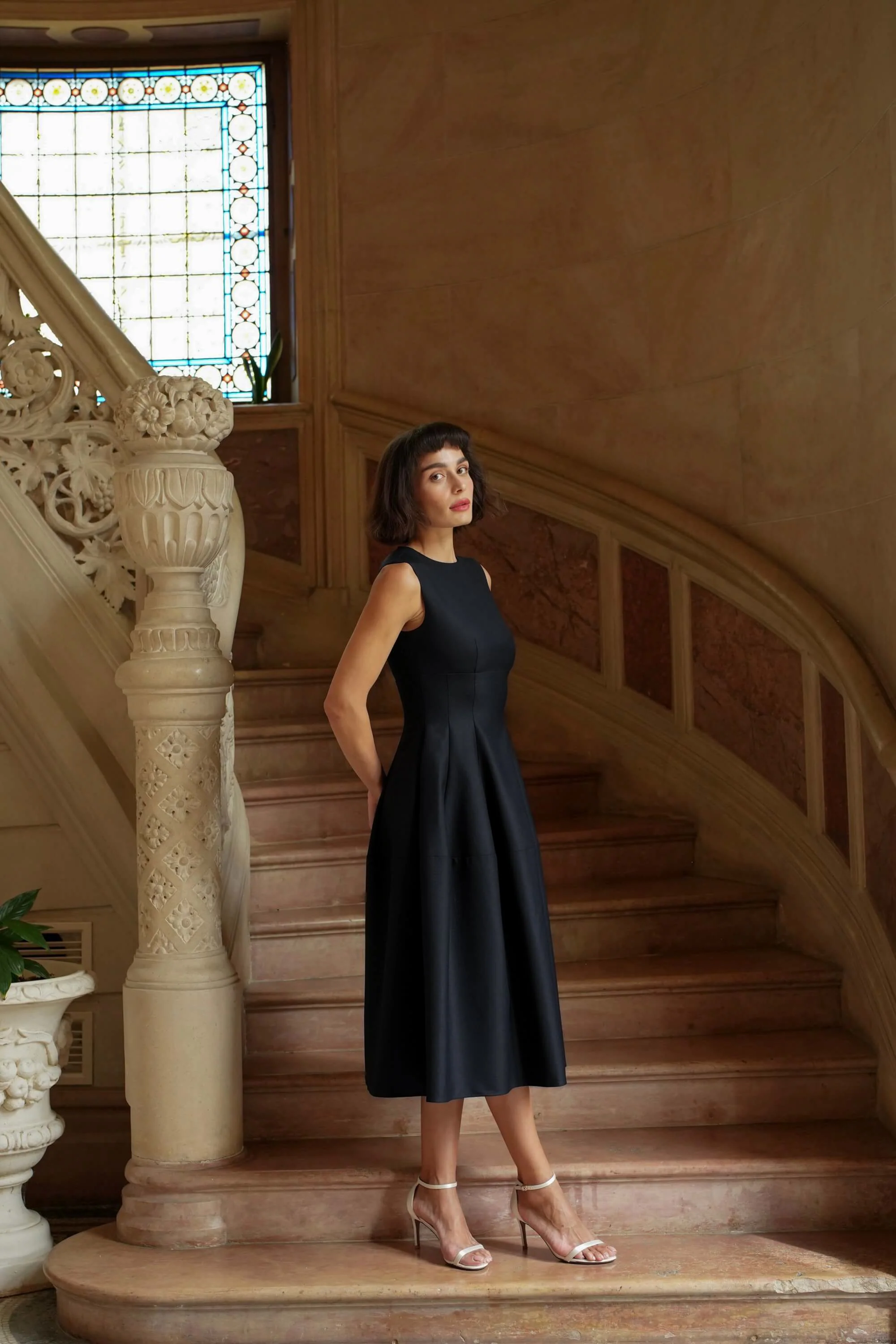 Mirienne Acetate Wool Dress - Image 4